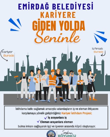 Emirdağ Belediyesi'nden Dijital İstihdam Hamlesi: Kariyer Platformu Yayında
