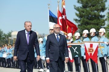 Cumhurbaşkanı Recep Tayyip Erdoğan, Estonya Cumhurbaşkanı Alar Karis'i Kabul Etti