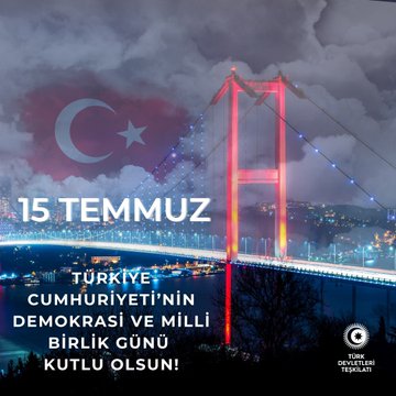 Türk Devletleri Teşkilatı, 15 Temmuz Demokrasi ve Milli Birlik Günü'nde bir mesaj yayımladı