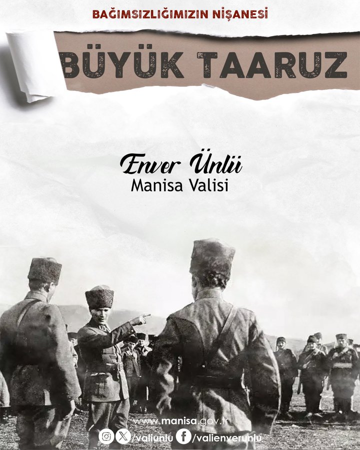 Büyük Taarruz'un 102. Yıl Dönümü Coşkuyla Kutlanıyor