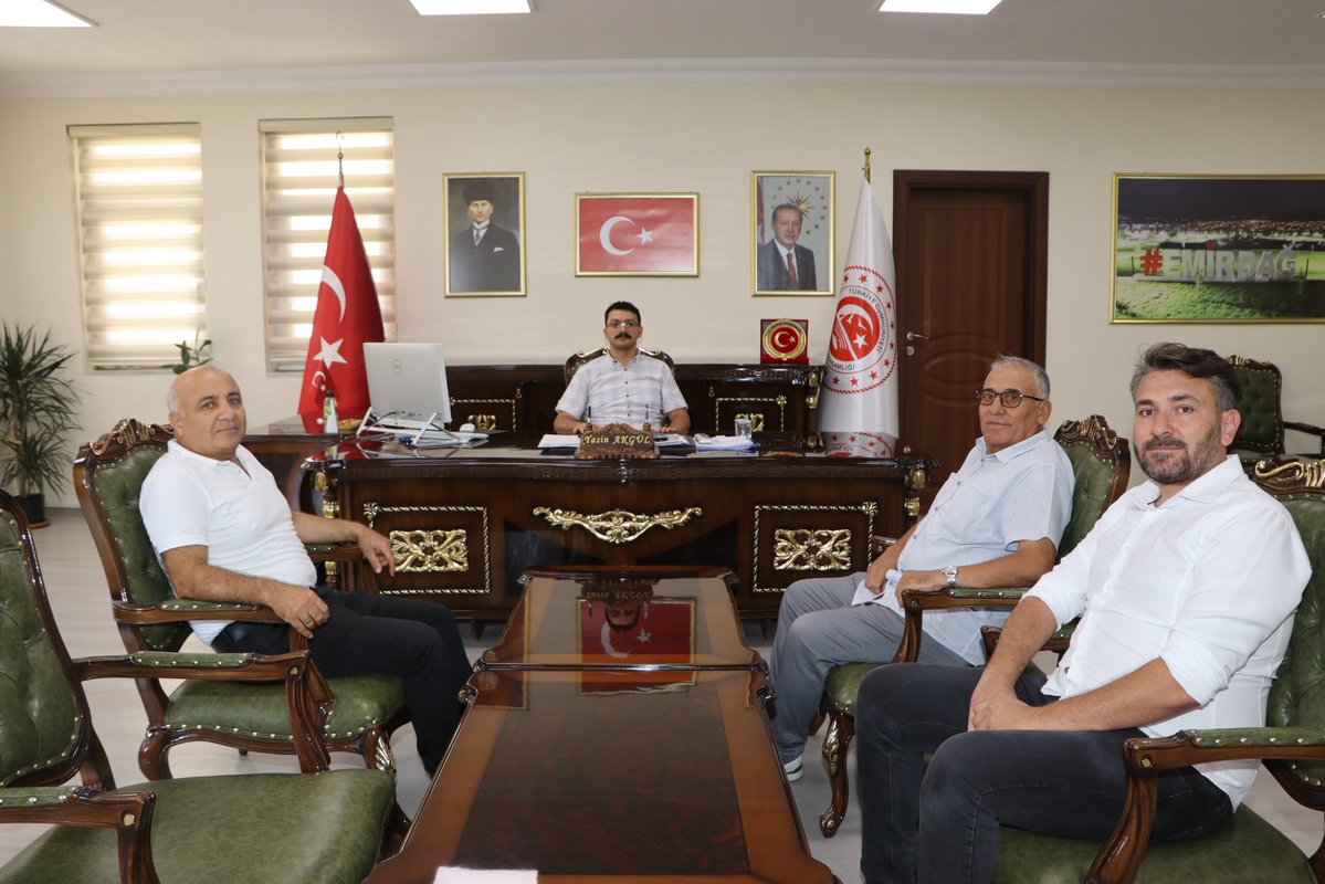 Kaymakam Yasin Akgül'e Hayırlı Olsun Ziyareti