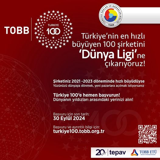 Türkiye'nin En Hızlı Büyüyen 100 Şirketi İçin Başvurularda Son Günler