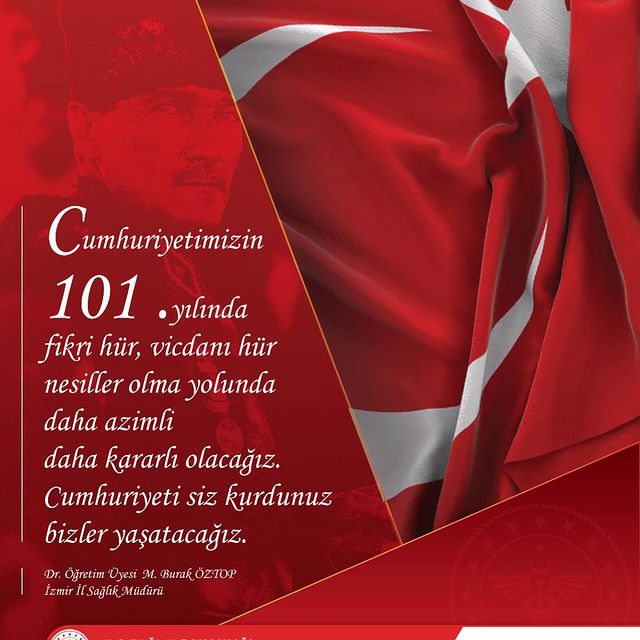 Cumhuriyetimizin 101. Yılı Kutlandı