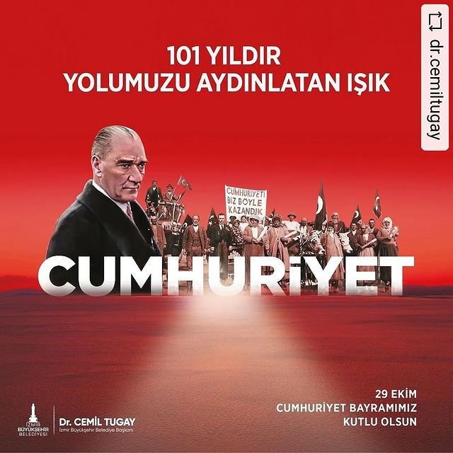 Cumhuriyet Bayramı mesajı yayımlandı