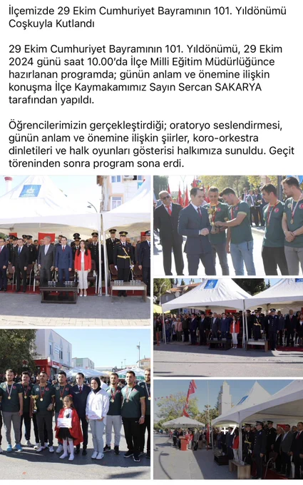 Gördes'te Cumhuriyet Bayramı Coşkusu