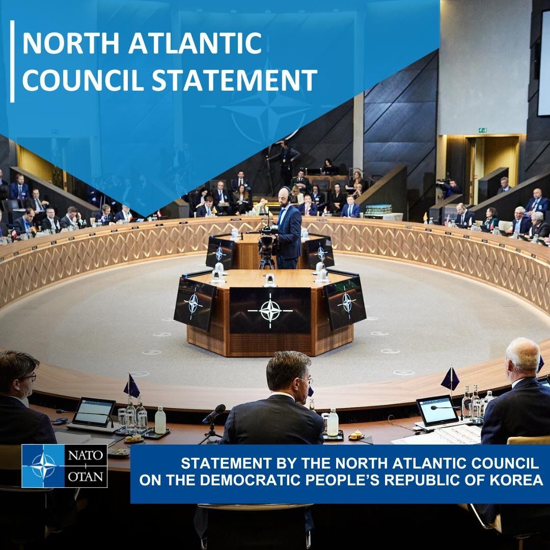 North Atlantic Council, Kore Demokratik Halk Cumhuriyeti Konusunda Endişelerini Dile Getirdi