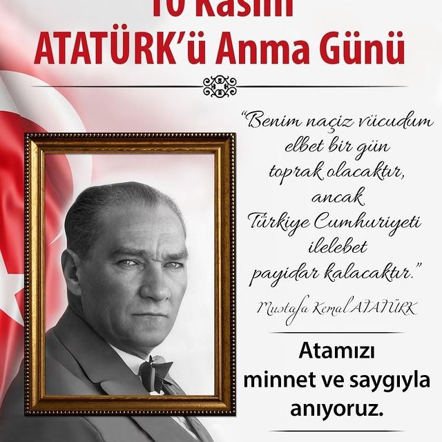 Mustafa Kemal Atatürk’ün Anma Töreni Gerçekleşti