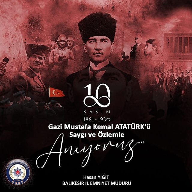 86. Yıl Dönümünde Atatürk'ü Saygıyla Anıyoruz