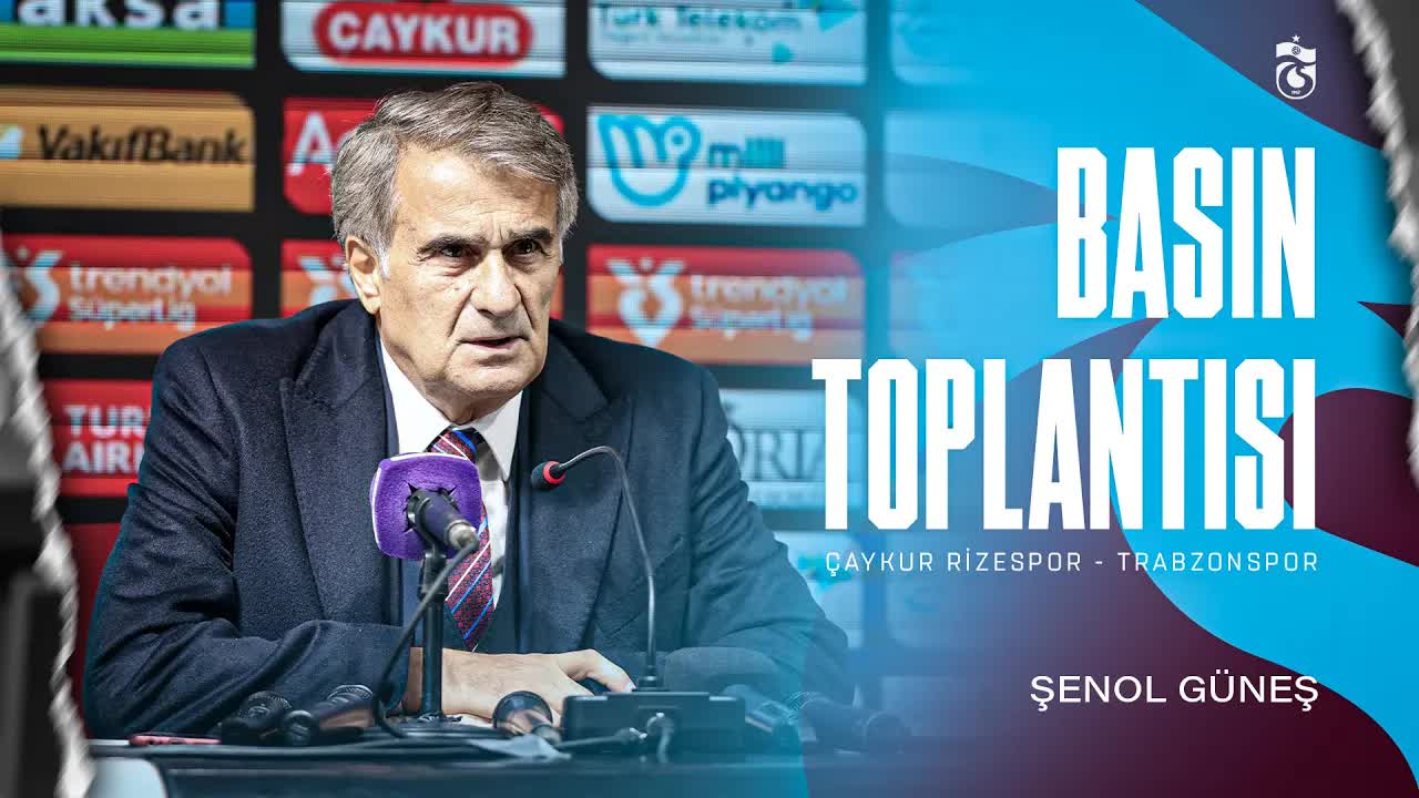 Şenol Güneş, Rizespor Maçı Sonrası Değerlendirmelerde Bulundu