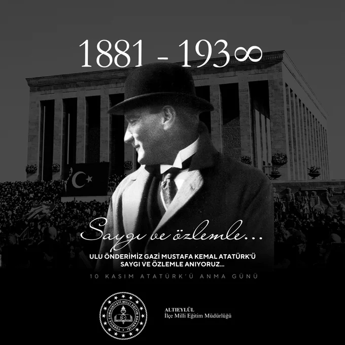 Gazi Mustafa Kemal Atatürk'ün Ölüm Yıl Dönümü Anma Törenleri