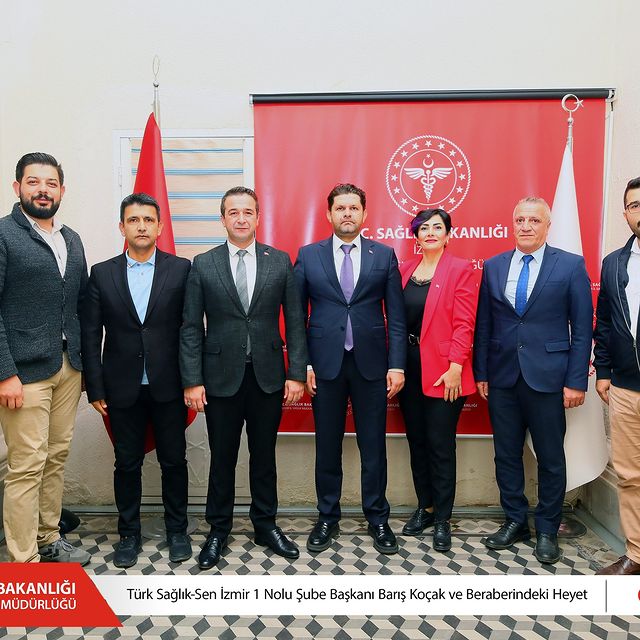 Türk Sağlık-Sen İzmir 1 Nolu Şube Başkanı, İzmir İl Sağlık Müdürüyle Görüştü