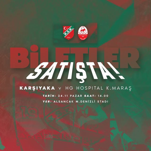 Karşıyaka Spor Kulübü Bilet Satışları Başladı