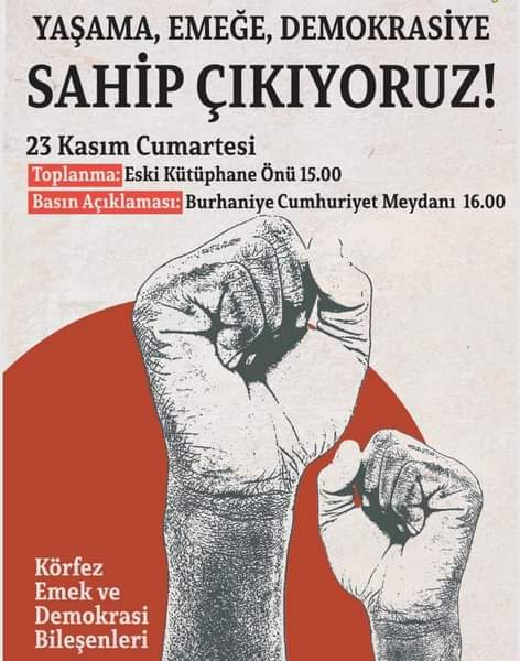 CHP Ayvalık İlçe Başkanlığı, Burhaniye'de Miting Düzenliyor