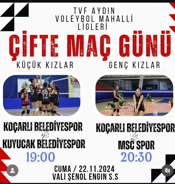 Aydın Voleybol Mahalli Liglerinde heyecan dorukta