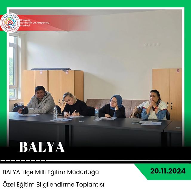 BALYA İlçesinde Eğitim Kurumları Ziyaret Edildi