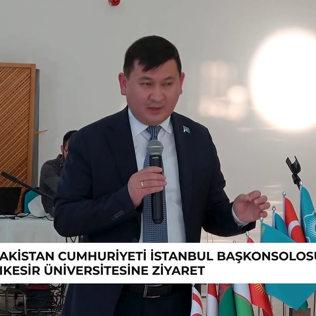 Nuriddin Amankul, Balıkesir Üniversitesi'ni Ziyaret Etti