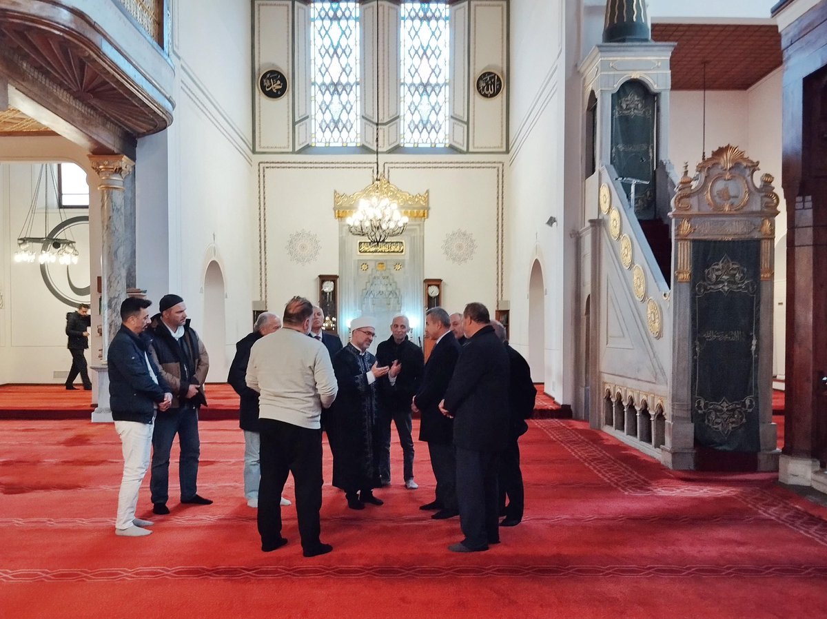 Arap Camii'nde Kaymakam Atasoy Ziyaretçilerle Buluştu