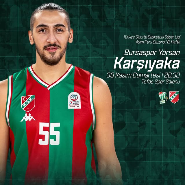 Karşıyaka, Türkiye Sigorta Basketbol Süper Ligi'nde Bursaspor Yörsana'yı Konuk Edecek