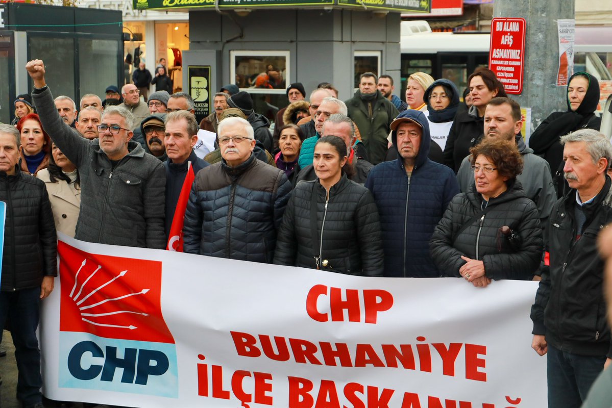 Körfez Emek ve Demokrasi Bileşenleri, Burhaniye'de Miting Düzenledi