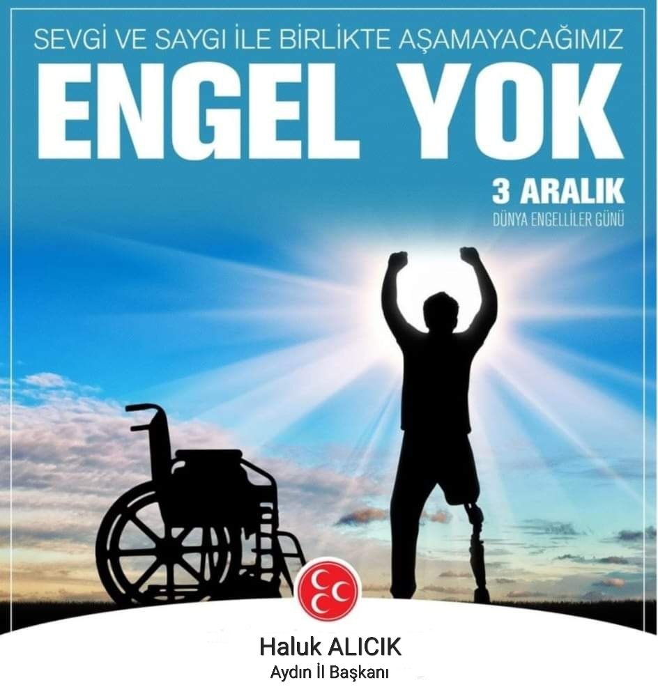 Dünya Engelliler Gününde Engellilik Farkındalığı