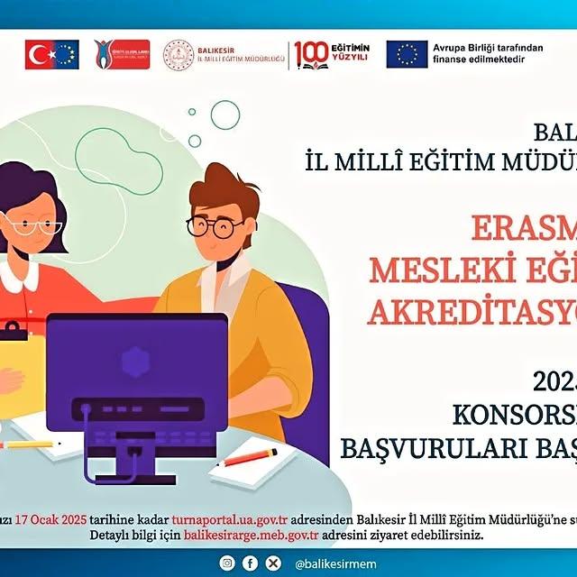 Erasmus Mesleki Eğitim Akreditasyonu Başvuruları Başladı