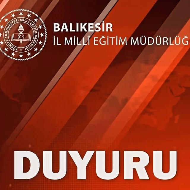 Balıkesir İl Milli Eğitim Müdürlüğü Yönetici Görevlendirme Sürecini Başlattı