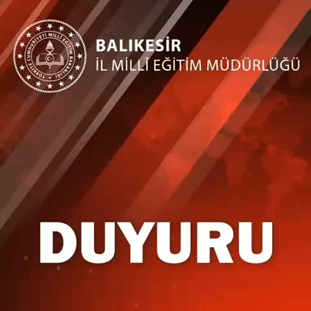 Balıkesir İl Milli Eğitim Müdürlüğü, 2024 Yılı Norm Kadro Fazlası Yönetici Görevlendirmelerini Yayımladı