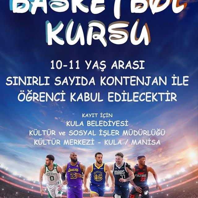 Kula Belediyesi'nden Basketbol Kursu