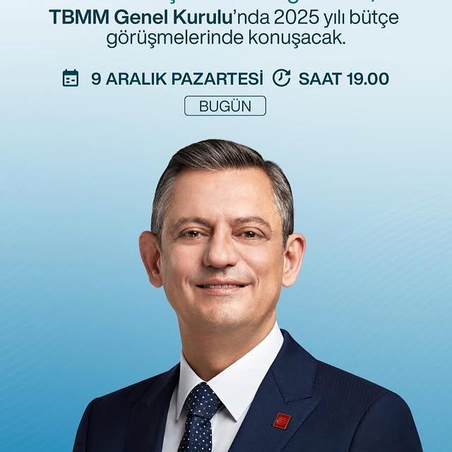 CHP Genel Başkanı Özgür Özel, TBMM'de Önemli Bir Konuşma Yapacak