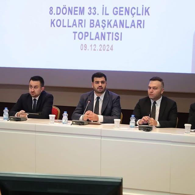 AK Parti Aydın Gençlik Kolları İl Başkanı, Gençlik Politikaları Üzerine İstişare Toplantısına Katıldı