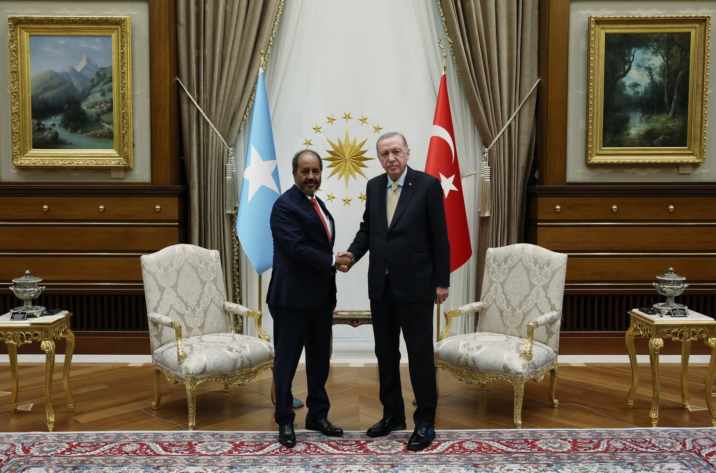 Cumhurbaşkanı Erdoğan, Somali Cumhurbaşkanı ile Görüştü