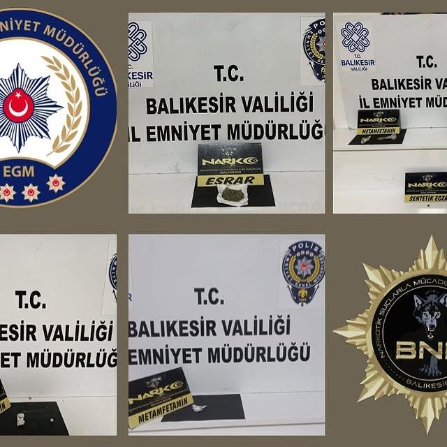 Balıkesir'de Narkotik Operasyonu: Uyuşturucu Ele Geçirildi