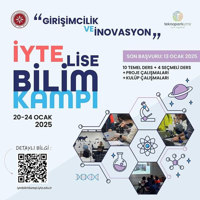 İYTE ve Teknopark İzmir İşbirliğiyle Girişimcilik ve İnovasyon Kampı Düzenlenecek