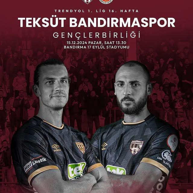 Bandırmaspor, Gençlerbirliği ile Kritik Maça Hazırlanıyor