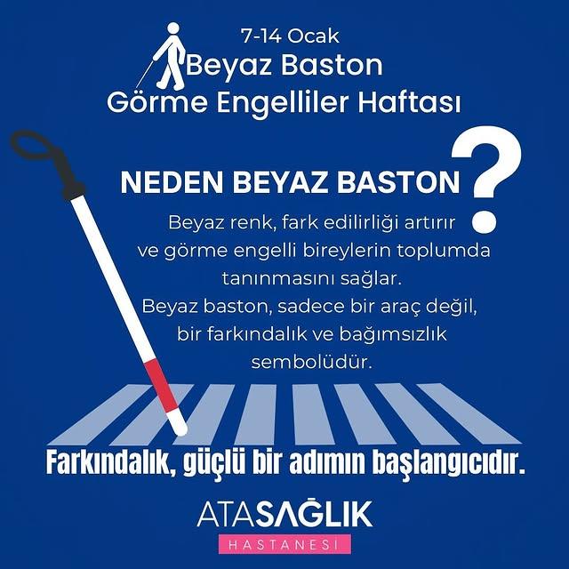 Beyaz Baston Görme Engelliler Haftası: Görme Engellilere Destek Olmak İçin Farkındalık Oluşturulmalı