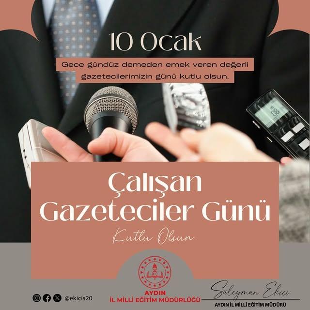 10 Ocak Çalışan Gazeteciler Günü