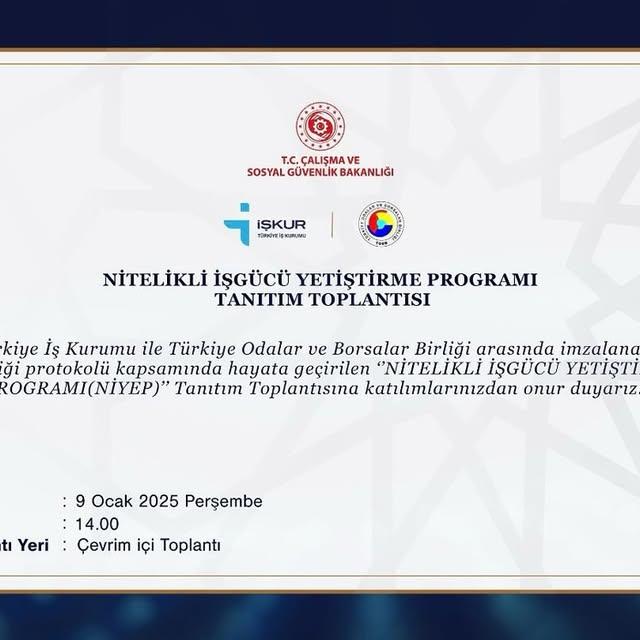 Söke Ticaret Borsası, Nitelikli İşgücü Yetiştirme Programı için Toplantı Düzenliyor