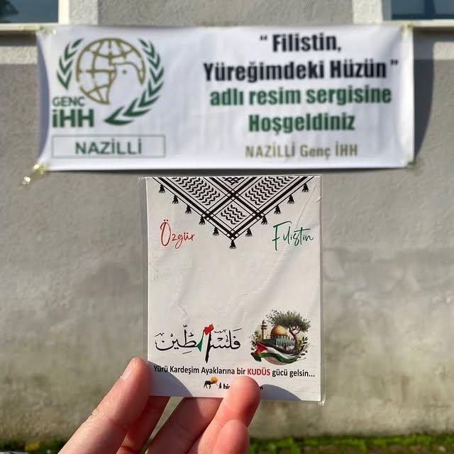 Aydın Nazilli Genç İHH, Filistin Temalı Resim Sergisi Düzenledi