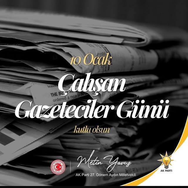 10 Ocak Dünya Çalışan Gazeteciler Günü Kutlandı