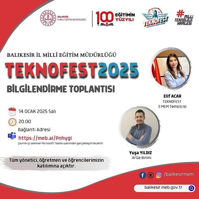 TEKNOFEST 2025 Bilgilendirme Toplantısı