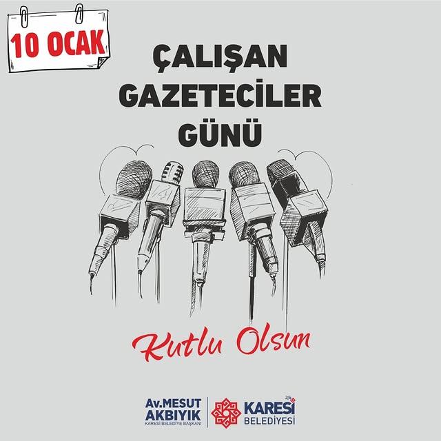 Başkan Akbıyık'tan Gazeteciler Günü Mesajı