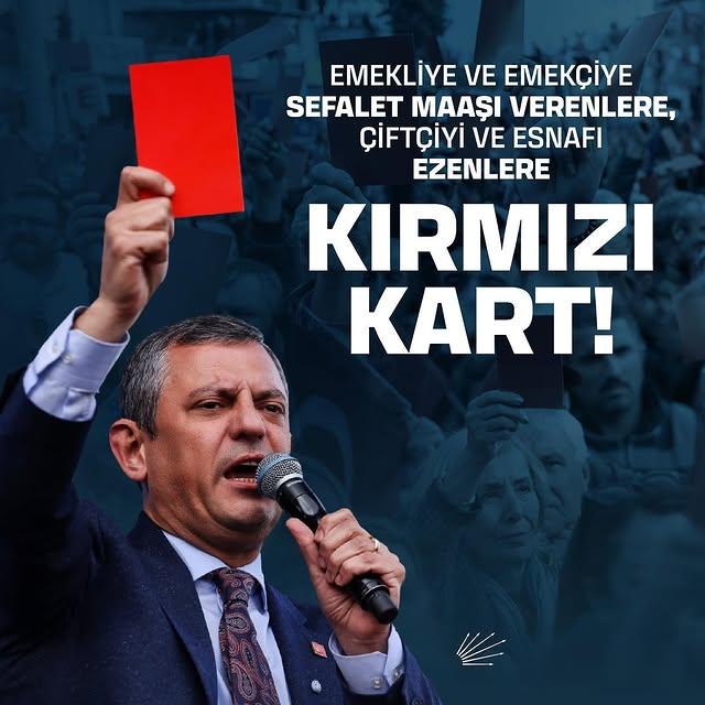 CHP Gençlik Kolları Emekliler ve Çalışanlar İçin Sefalet Politikalarına Tepki Gösterdi