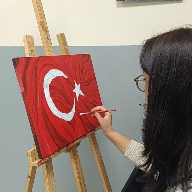 Aydın Gençlik Merkezi'nde sanat eğitimi sürüyor