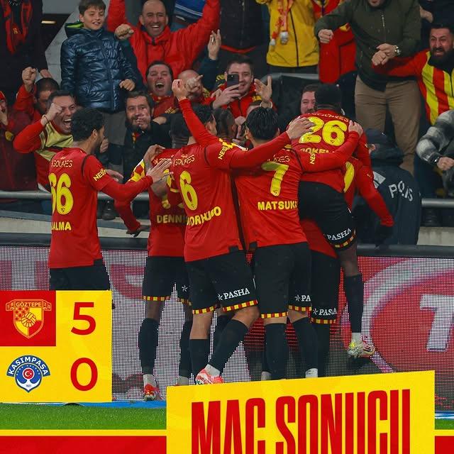 Göztepe Evinde Rakibini 5-0 Mağlup Etti!