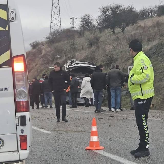 Gönen-Bandırma Yolu'nda İşçi Servisi Kazası