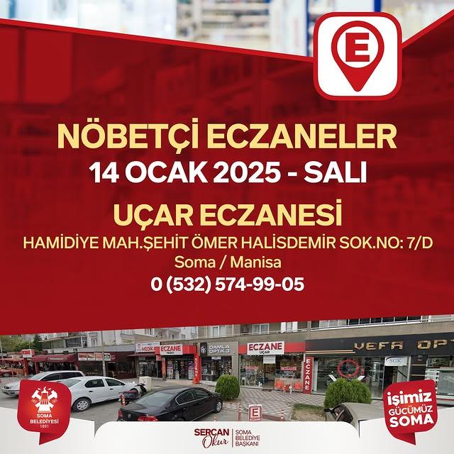 Bugün Uçar Eczanesi Nöbetçi Eczane