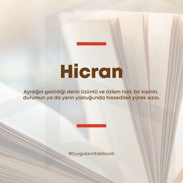  Hicran Duygusunu İfade Eden Üç Eser 