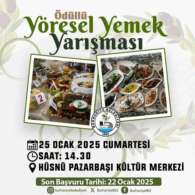 Burhaniye'de Ödüllü Yöresel Yemek Yarışması