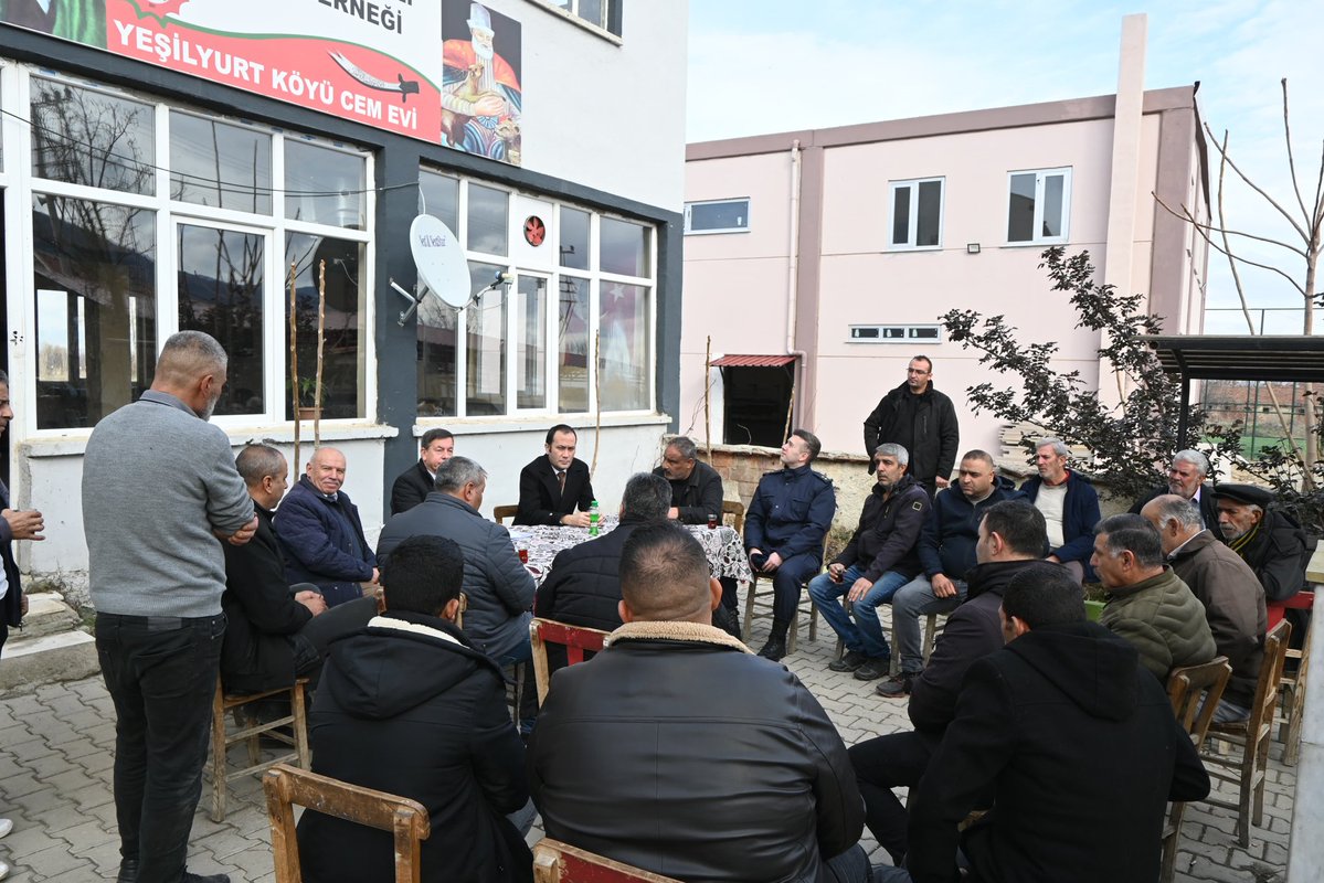 Çay Kaymakamı Fatih Topuz, Yeşilyurt Köyü'nü Ziyaret Etti