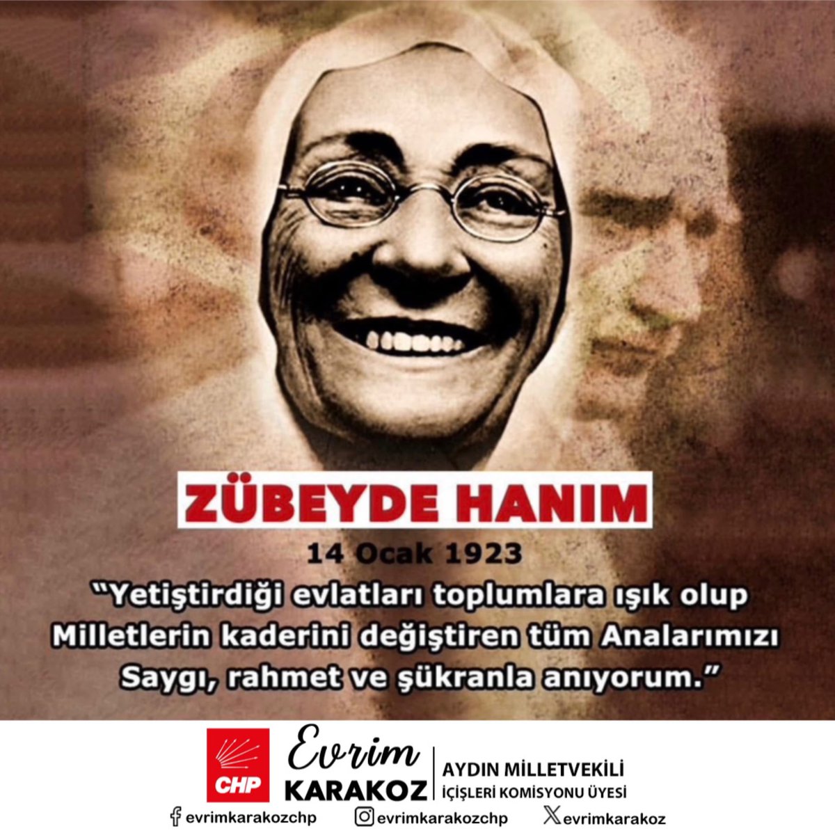 Zübeyde Hanım'ın Ölüm Yıl Dönümü